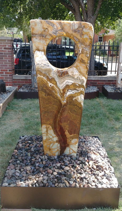 sculpture fountain stone