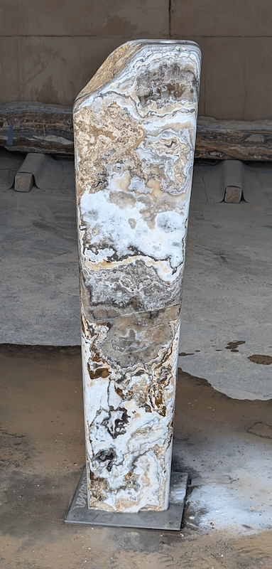 038 48" fountains stone petrified wood bubblers landscaping waterfall landscaping design onyx natural